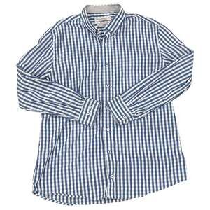 NICK GRAHAM Shirt Mens Extra Large Blue Button Up Stretch Modern Fit Casual